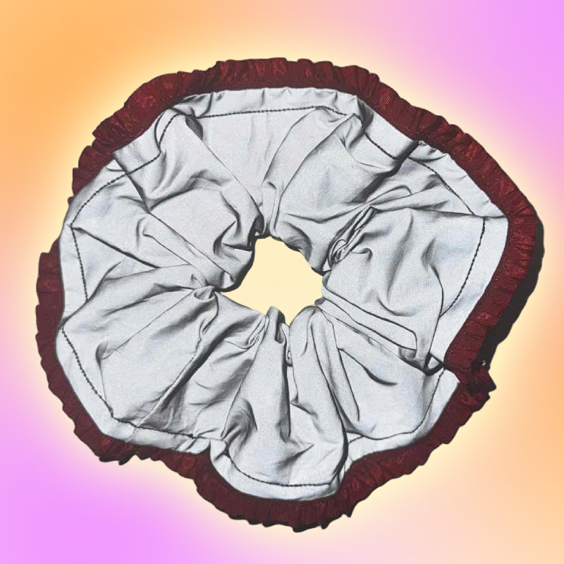 reflective scrunchie - red